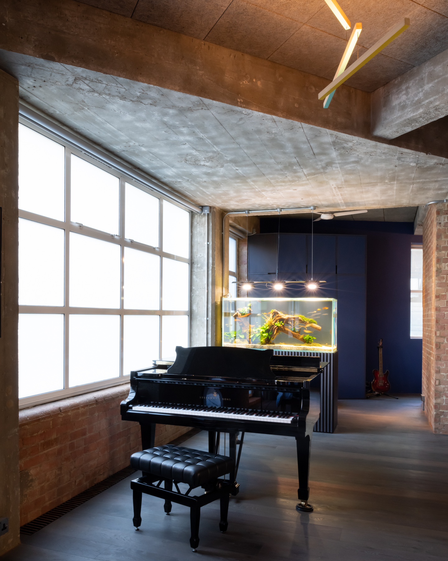 Piano in Warner House, Central London