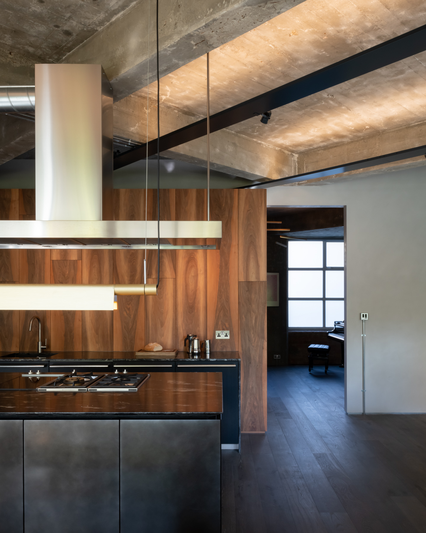 Kitchen in Warner House, Central London